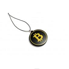 !Подвеска на зеркало с логотипом Bitcoin