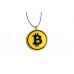 !Подвеска на зеркало с логотипом Bitcoin