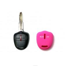 Чехол силиконовый Mitsubishi (BGT-SKH500-MIT-Pi) розовый